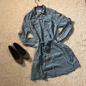Blue Jean Gap 1969 Collared Dress